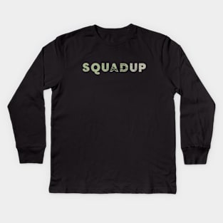 COD Squad Up Funny Gamer Kids Long Sleeve T-Shirt